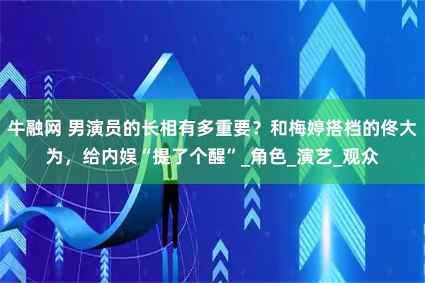 牛融网 男演员的长相有多重要？和梅婷搭档的佟大为，给内娱“提了个醒”_角色_演艺_观众